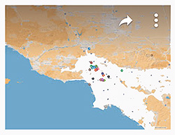 Los Angeles map